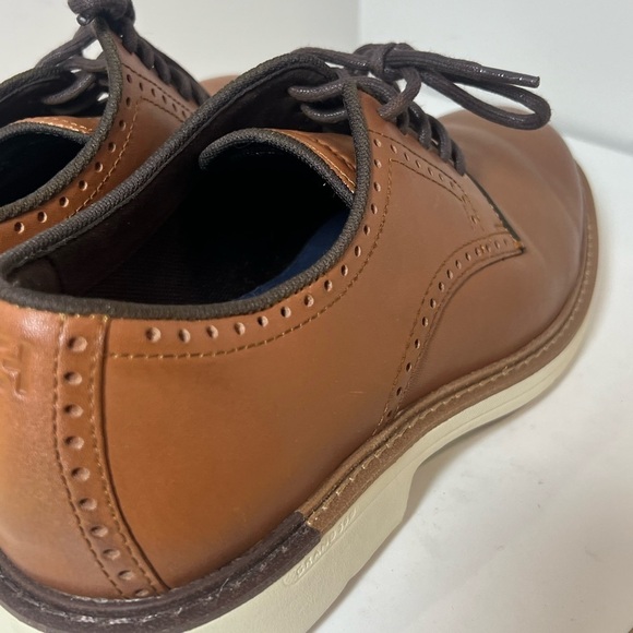 Brand New Cole Haan 9.5 GrandSeries Brown Leather Classic Oxford Dress Shoe - Picture 6 of 12